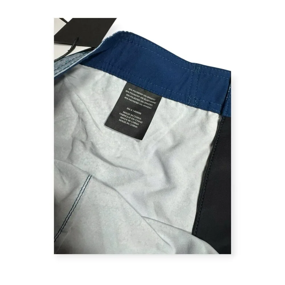 Tavik Blue Board Shorts Mens Size 38 Blue‎ Drawstring Beach Surf Summer BNWT